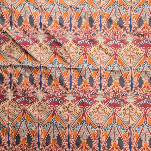 Liberty Silk Scarf Vintage Ianthe Design - Picture 3 of 6